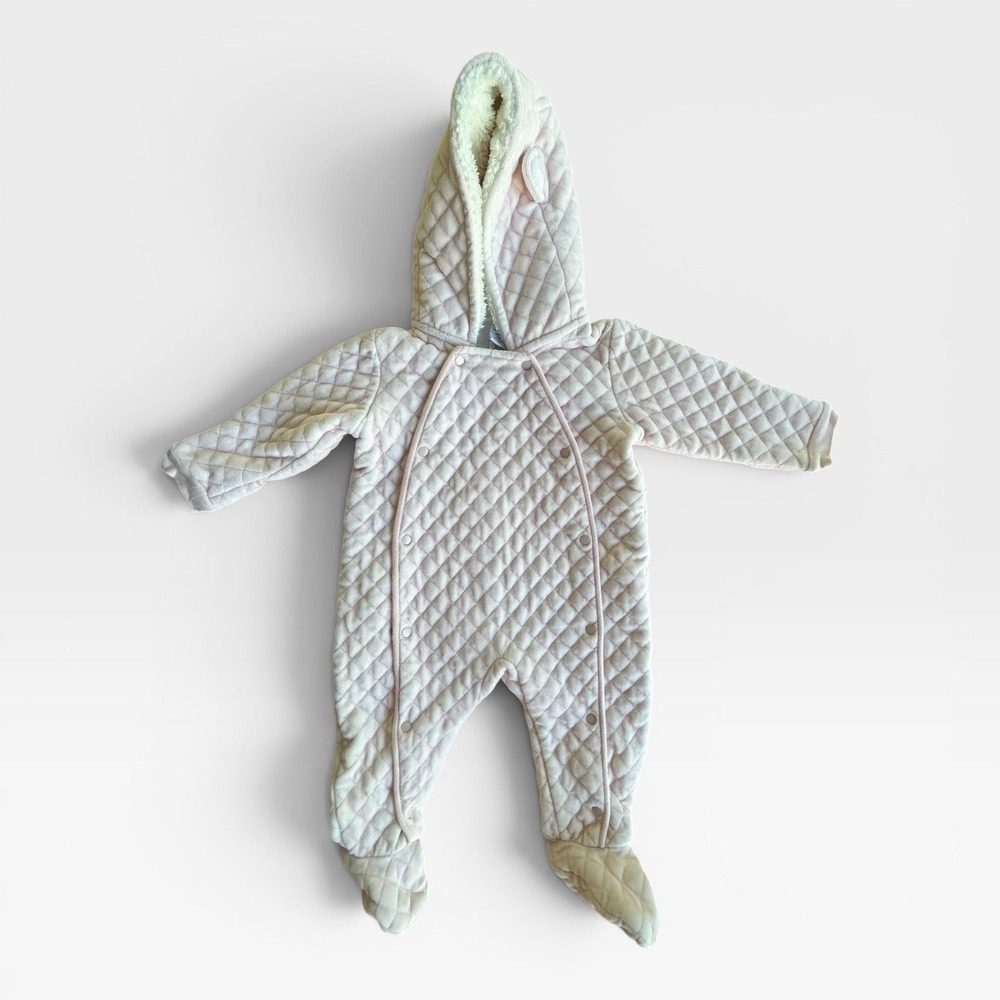 Nordstrom Pink Quilted Bunting Size 12 Months